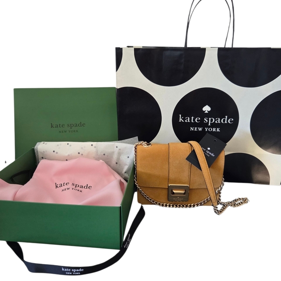 Kate Spade 2-way Suede Bag NWT - Picture 1 of 8